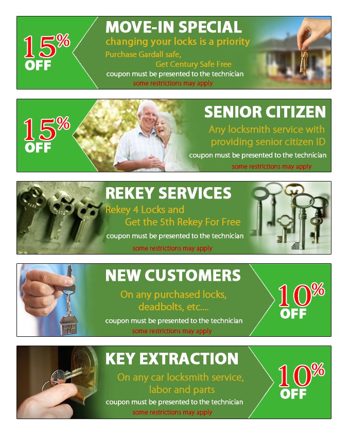 Coupon for Locksmith Services Brea, CA Father & Son